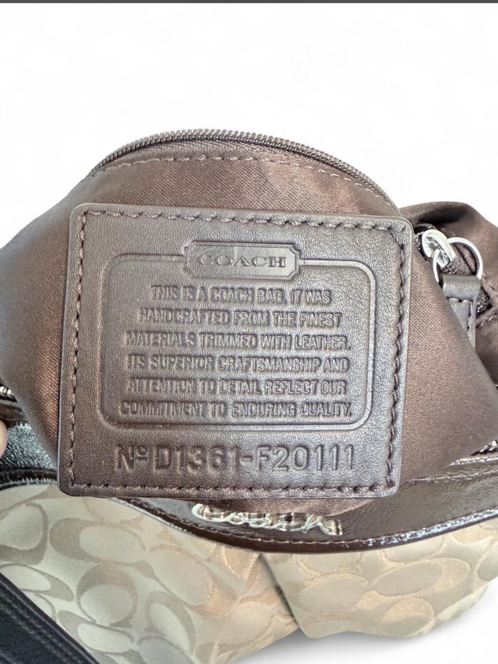 Coach Ashley Signature Hippie Shoulder Bag 🤎✨ - Picture 6 of 9